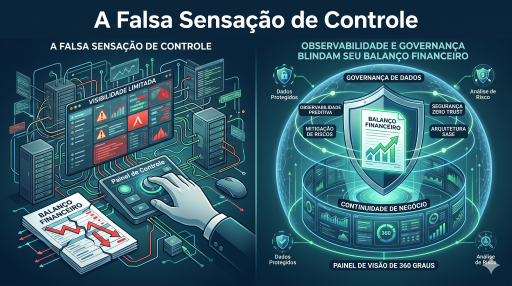Como a Observabilidade e a Governança Blindam seu Balanço Financeiro